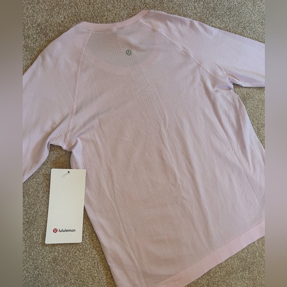 NWT Lululemon Swiftly Tech Long-Sleeve Shirt 2.0 *Race Length Meadowsweet Pink - Picture 9 of 12